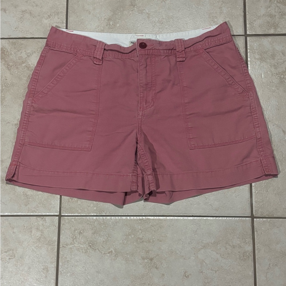 Polo Jeans Company Ralph Lauren Women's Salmon Pink Shorts Size 10